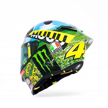 Il casco di Valentino Rossi al Mugello 3 (foto da Fb)